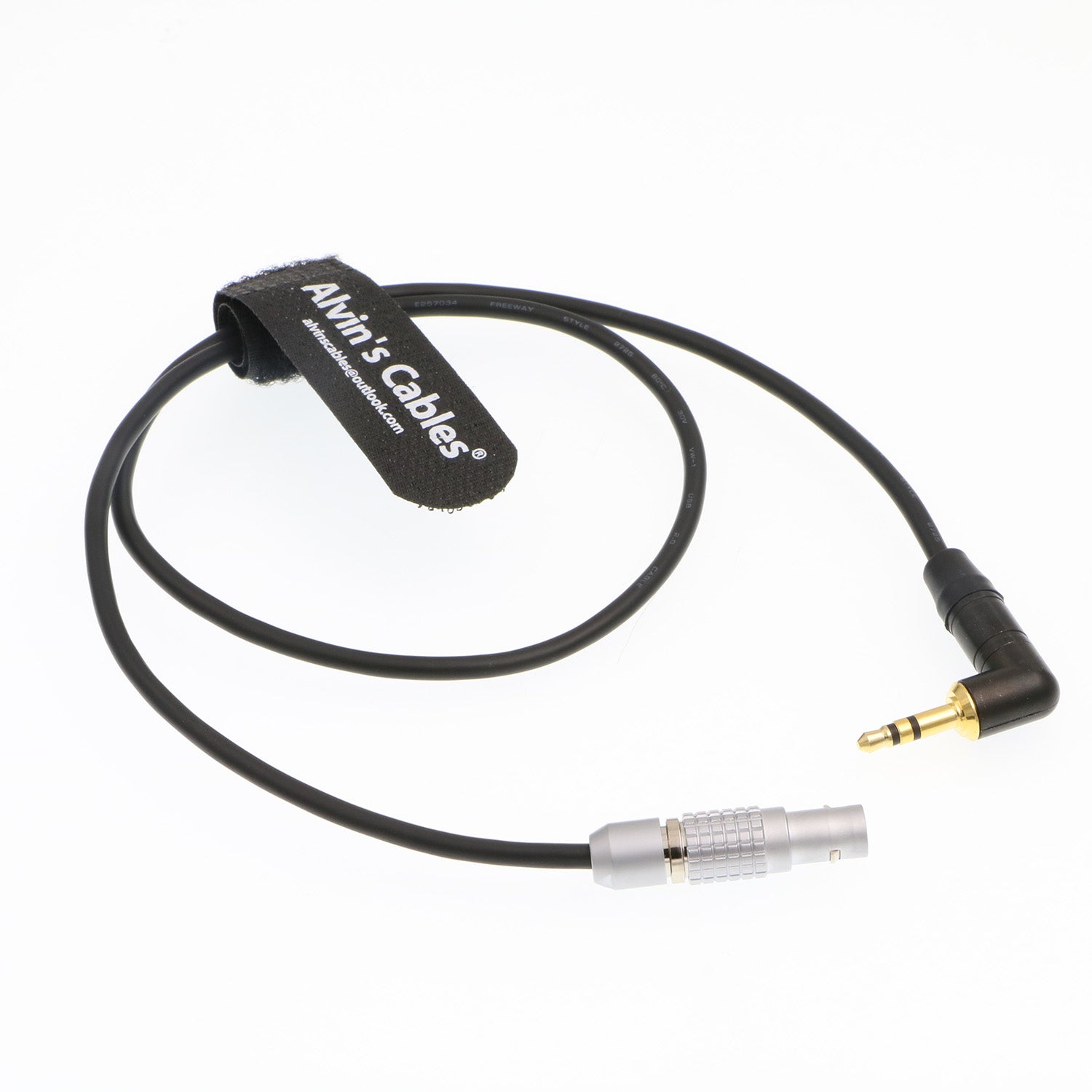 Alvin's Cables Audiokabel für ARRI Mini LF Kamera 6 Pin Stecker auf 3,5 mm TRS rechtwinklig