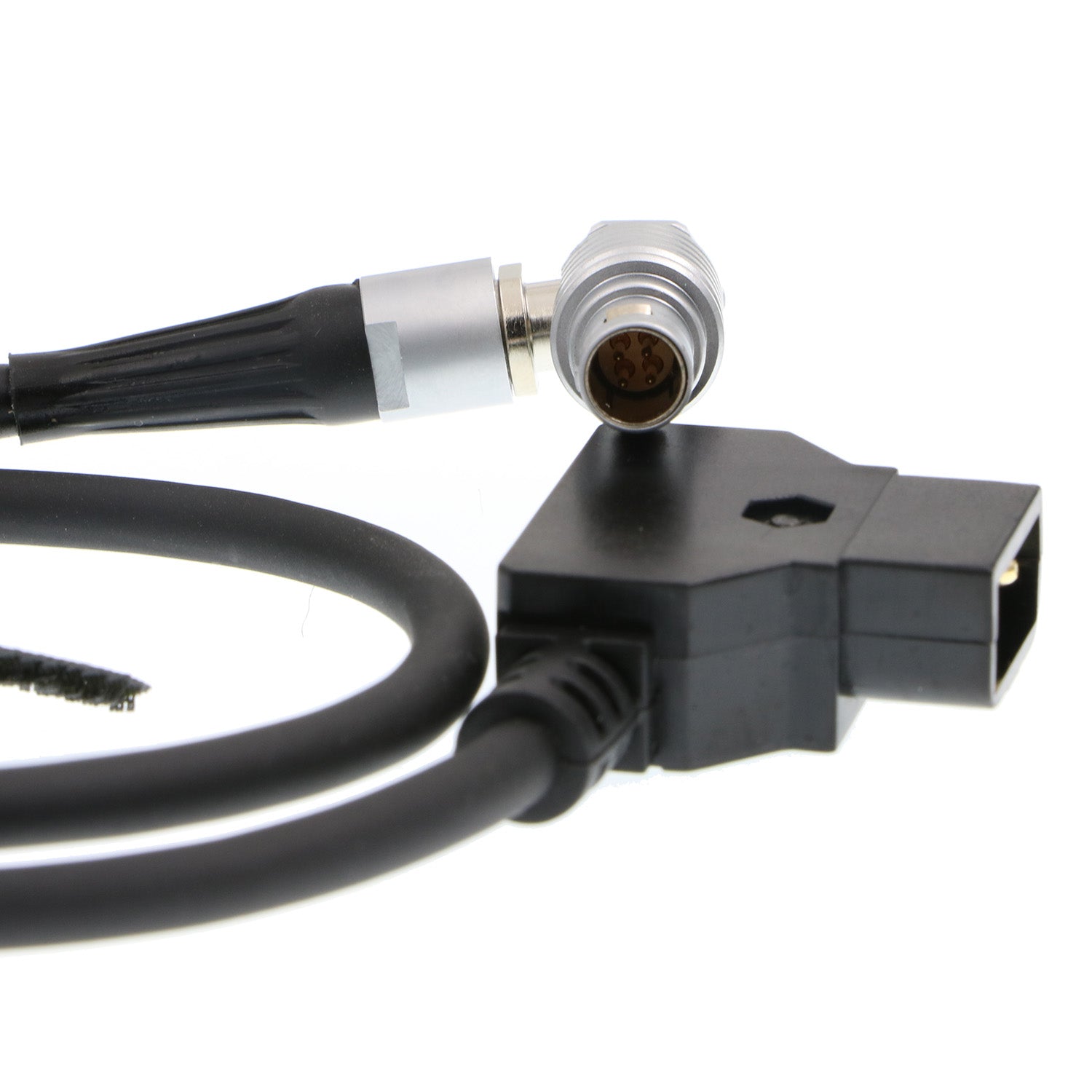 Alvin&#39;s Cables Zacuto Kameleon EVF Power Cable Right Angle 4 Pin to D tap