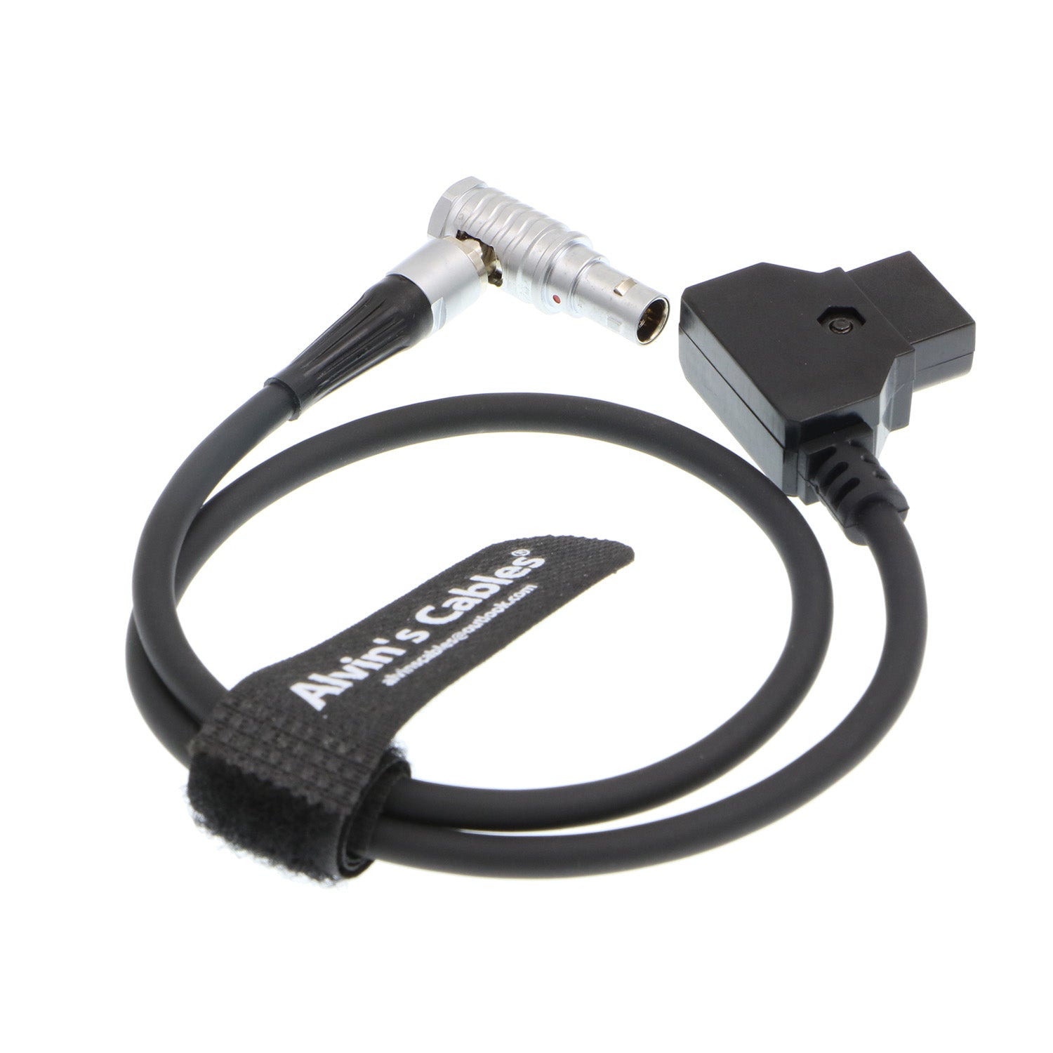 Alvin&#39;s Cables Zacuto Kameleon EVF Power Cable Right Angle 4 Pin to D tap