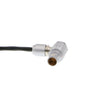 Alvin's Cables Red Komodo Timecode Cable BNC Male to EXT 9 Pin Male Right Angle Time Code Cable for Sound Devices ZAXCOM