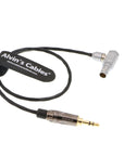 Alvin's Cables Red Komodo Timecode Cable Tentacle Sync 3.5mm TRS to EXT 9 Pin Male Right Angle