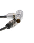 Alvin's Cables Red Komodo Timecode Cable Tentacle Sync 3.5mm TRS to EXT 9 Pin Male Right Angle