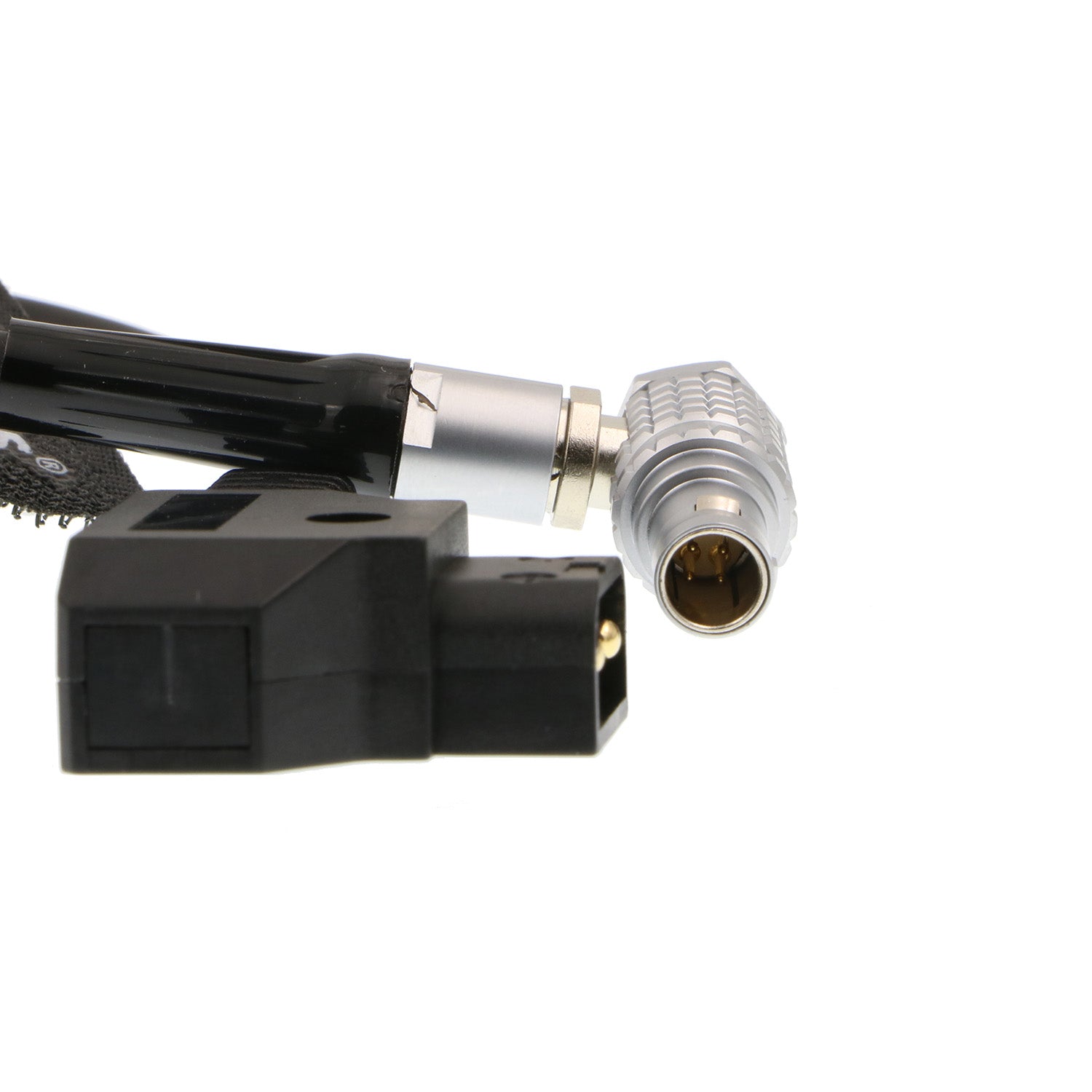 Alvin's Cables 4-poliger rechtwinkliger Stecker auf D-Tap-Stromkabel für Hollyland Cosmo 400 Wireless Video Transmission System