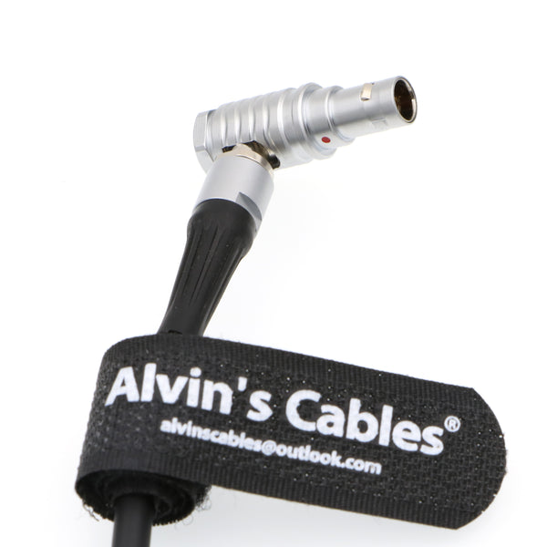 Alvin's Cables Stromkabel für Teradek Bolt 500 2 Pin Rotate 180 Right Angle Male to D TAP