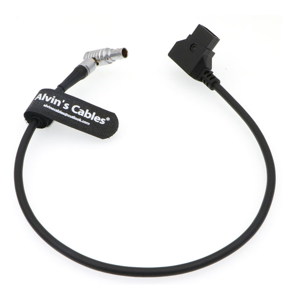 Alvin's Cables Power Cable for Teradek Bolt 500 2 Pin Rotate 180 Right Angle Male to D TAP