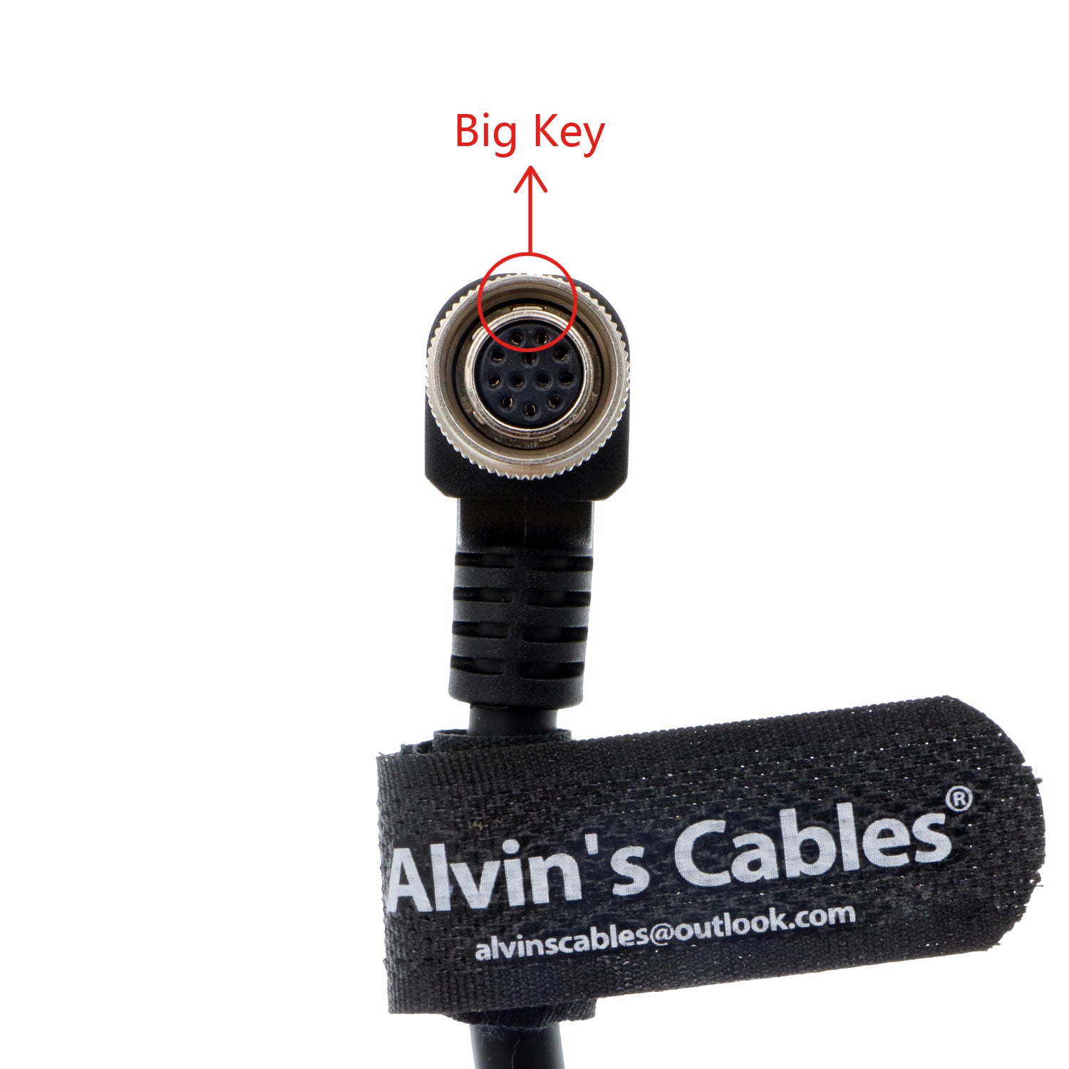 Alvin's Cables 12-polige Hirose-Buchse, rechtwinklig zum offenen Ende, abgeschirmtes Kabel für Sony Basler-Kameras