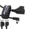 Alvin's Cables AlvinTap Protective DTap to 2.1 DC 12v Right Angle Cable for KiPRO LCD Monitors 60CM