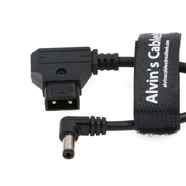 Alvin's Cables AlvinTap Protective DTap to 2.1 DC 12v Right Angle Cable for KiPRO LCD Monitors 60CM