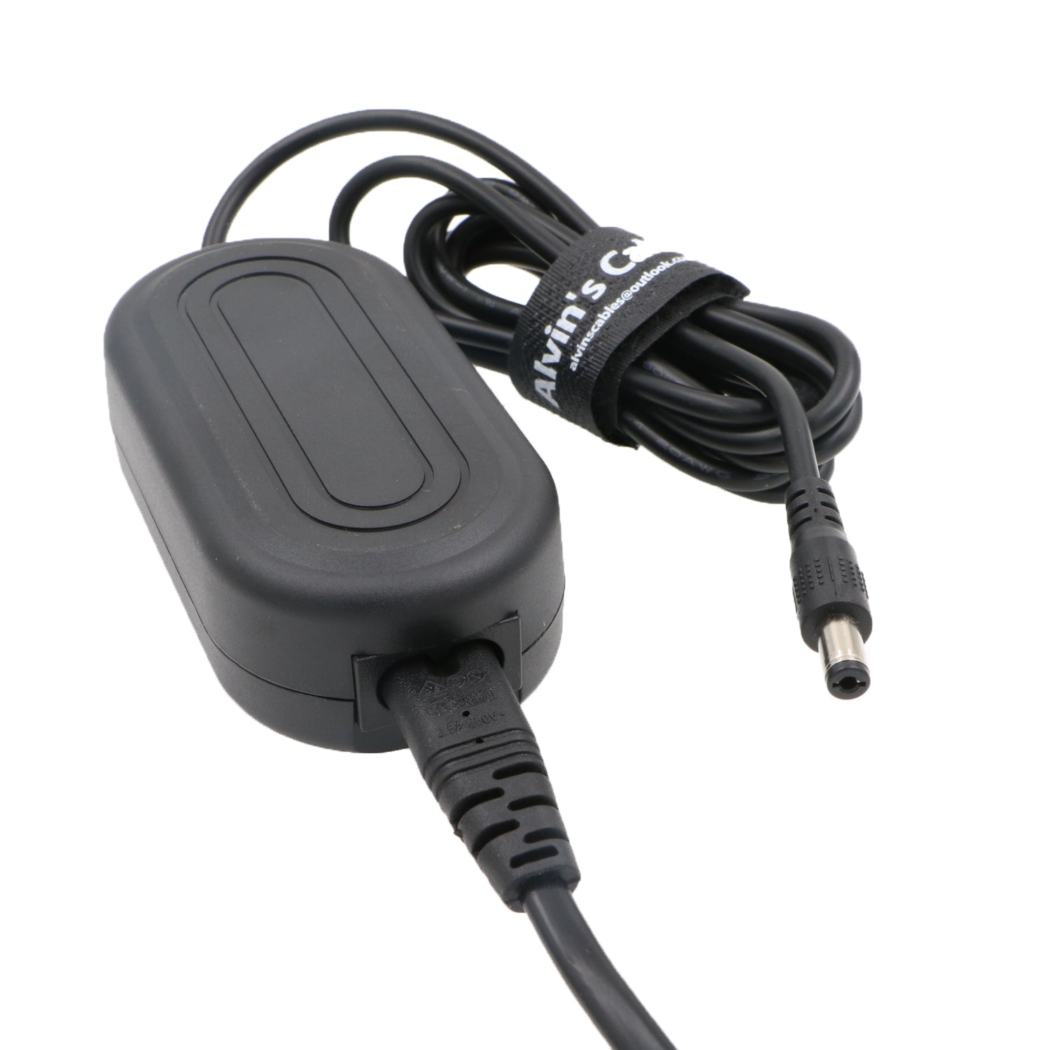 Alvin’s Cables ACK E6 Replacement AC Power Adapter Cable Kit Dummy Battery for Canon EOS 5DS R 5D Mark II 5D Mark III 5D Mark Ⅳ 6D 60D 60Da 7D Mark II 70D 80D from AC Outlet Fully Decoded Smart Chip