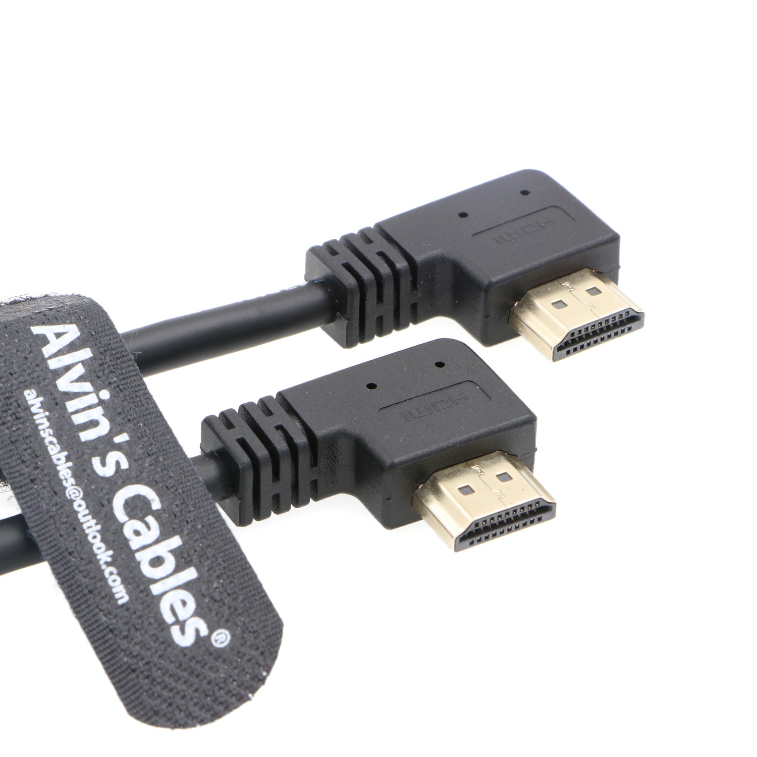 Alvin&#39;s Cables Z Cam E2 L Shape 4K 60P HDMI Cable for Atomos Shinobi Ninja V Monitor and Portkeys BM5 Right Angle to Right Angle High Speed HDMI Cord