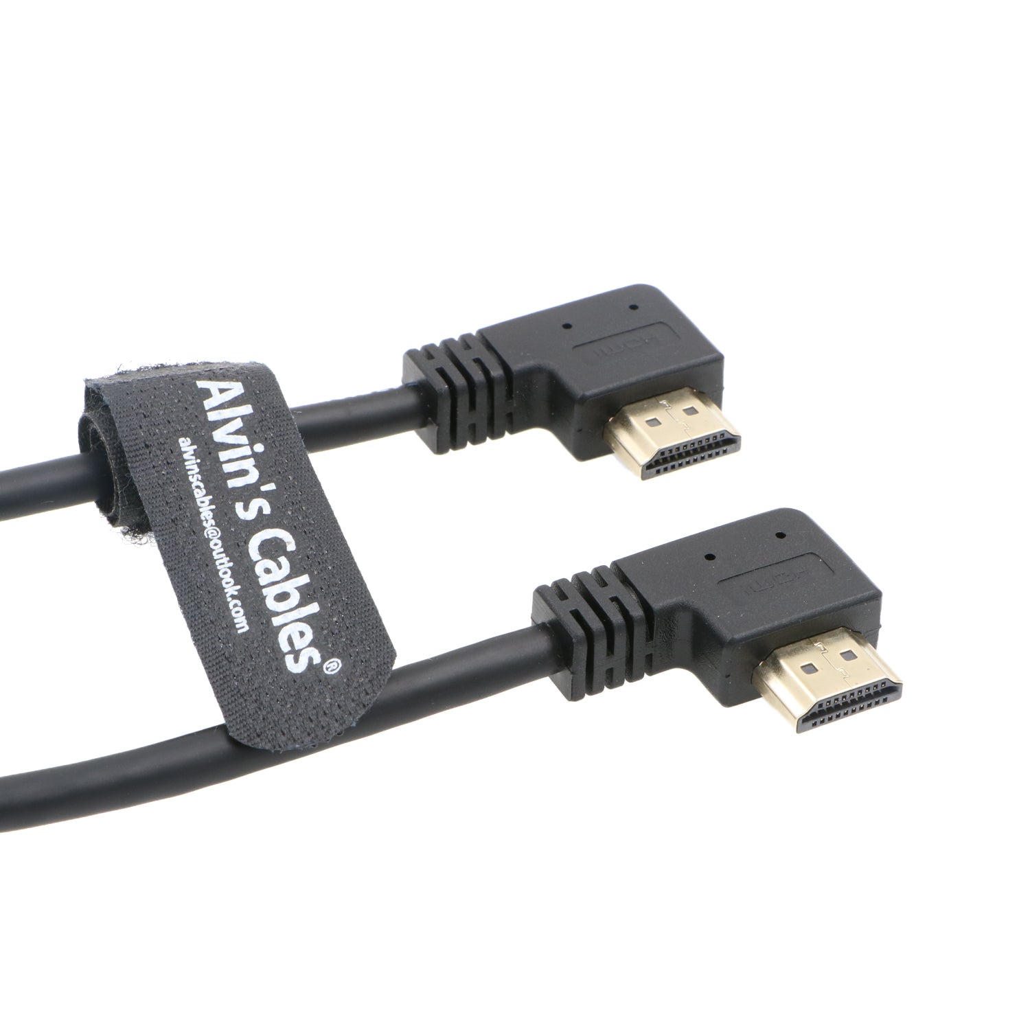 Alvin's Cables Z Cam E2 L Shape 4K 60P HDMI Cable for Atomos Shinobi Ninja V Monitor and Portkeys BM5 Right Angle to Right Angle High Speed HDMI Cord