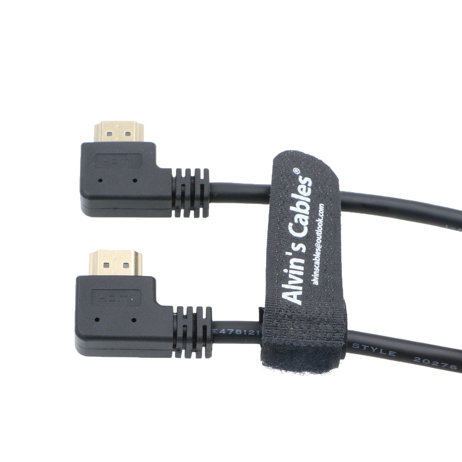 Alvin&#39;s Cables Z Cam E2 L Shape 4K 60P HDMI Cable for Atomos Shinobi Ninja V Monitor and Portkeys BM5 Right Angle to Right Angle High Speed HDMI Cord