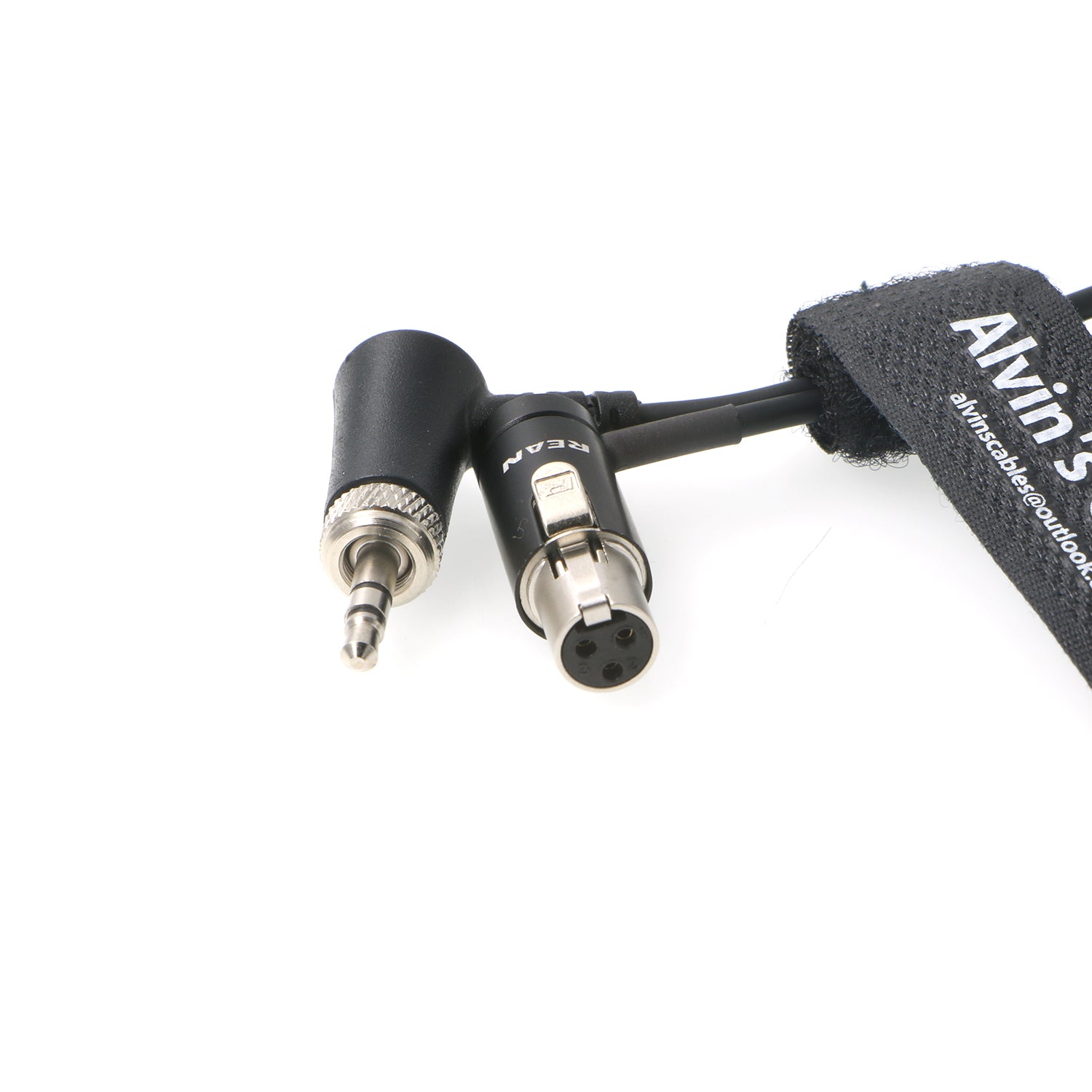 Low-Profile-Audiokabel TA3F Mini-XLR 3-Pin Buchse auf Verriegelung-3,5 mm-Klinke rechtwinklig für Sennheiser EK 2000| Sony UWP| Sound Devices 633 688 Kabel mit symmetrischem Ausgang Alvin's Cables