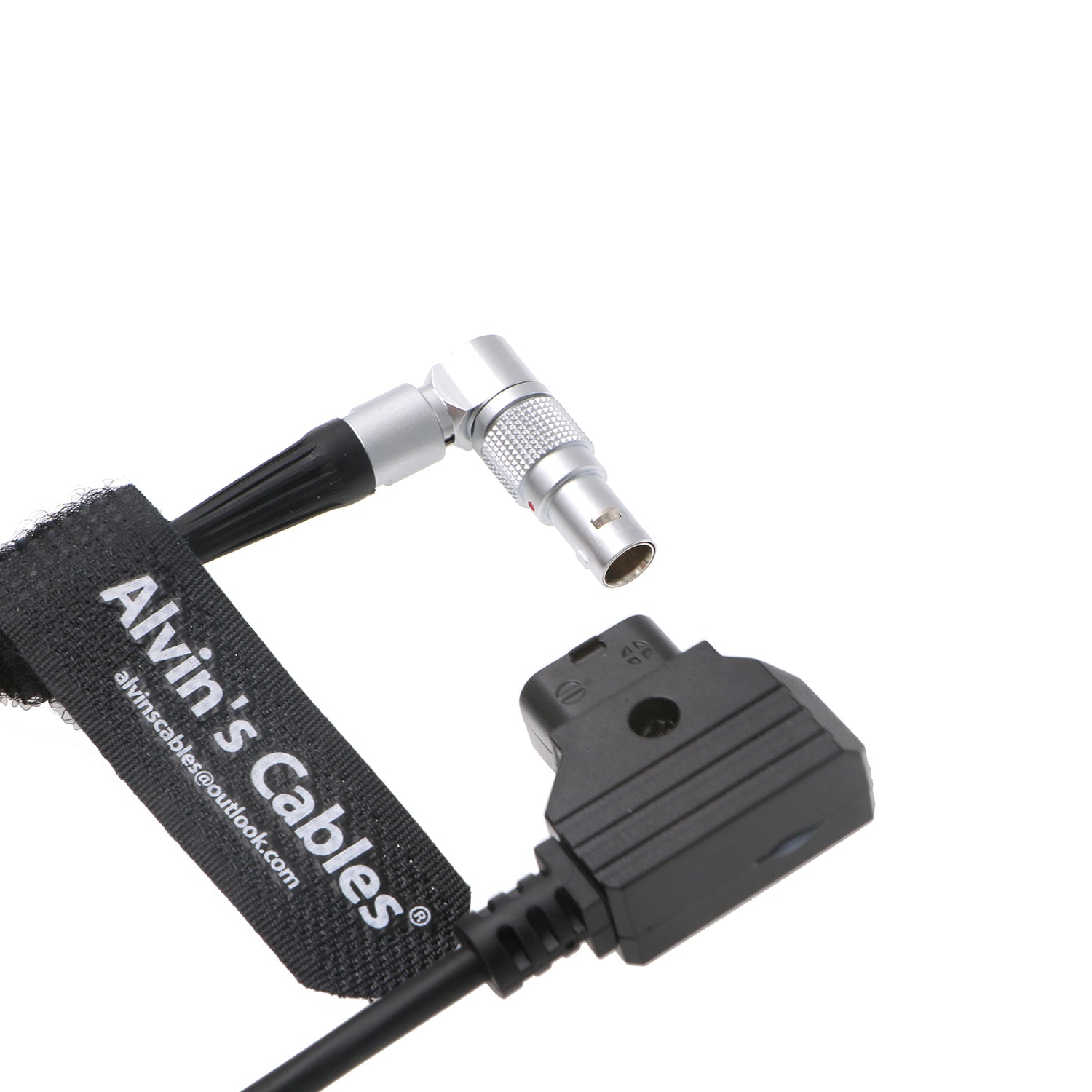 Alvin's Cables Stromkabel für DJI-Wireless-Follow-Focus Drehbares rechtwinkliges 6-poliges zu D-Tap-Stromkabel