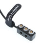 Alvin's Cables 1 auf 3 Mini Power Splitter Box Kabel Fischer RS ​​3 Pin Stecker auf 3 2 Pin Buchse Box für ARRI Alexa