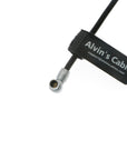 Alvin's Cables 1 to 3 Power Splitter Box Rotatable Right Angle 2 Pin Male to 3×2 Pin Female Splitter Cable for ARRI RED Cameras Teradek with Adjustable Screw