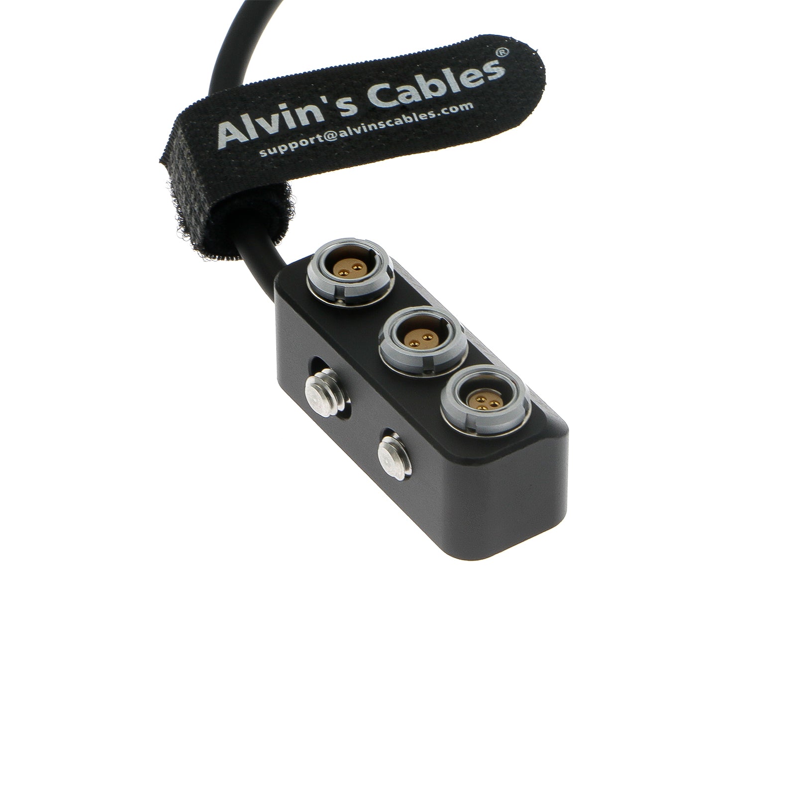 Alvin's Cables Run Stop Stromkabel für ARRI Alexa Mini LF RS 3 Pin auf RS 3 Pin und 2×2 Pin 1 auf 3 Power Splitter Box für ARRI Alexa RED Teradek