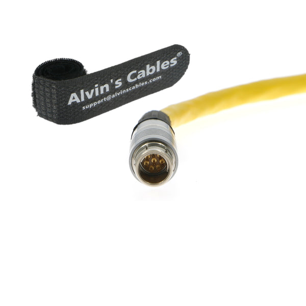 Alvin’s Cables Ethernet Cable for Phantom VEO-S| UHS| T-SERIES| v2640 ONYX| Flex4K Camera Fischer 8 Pin to RJ45 Cable 71cm|28inches