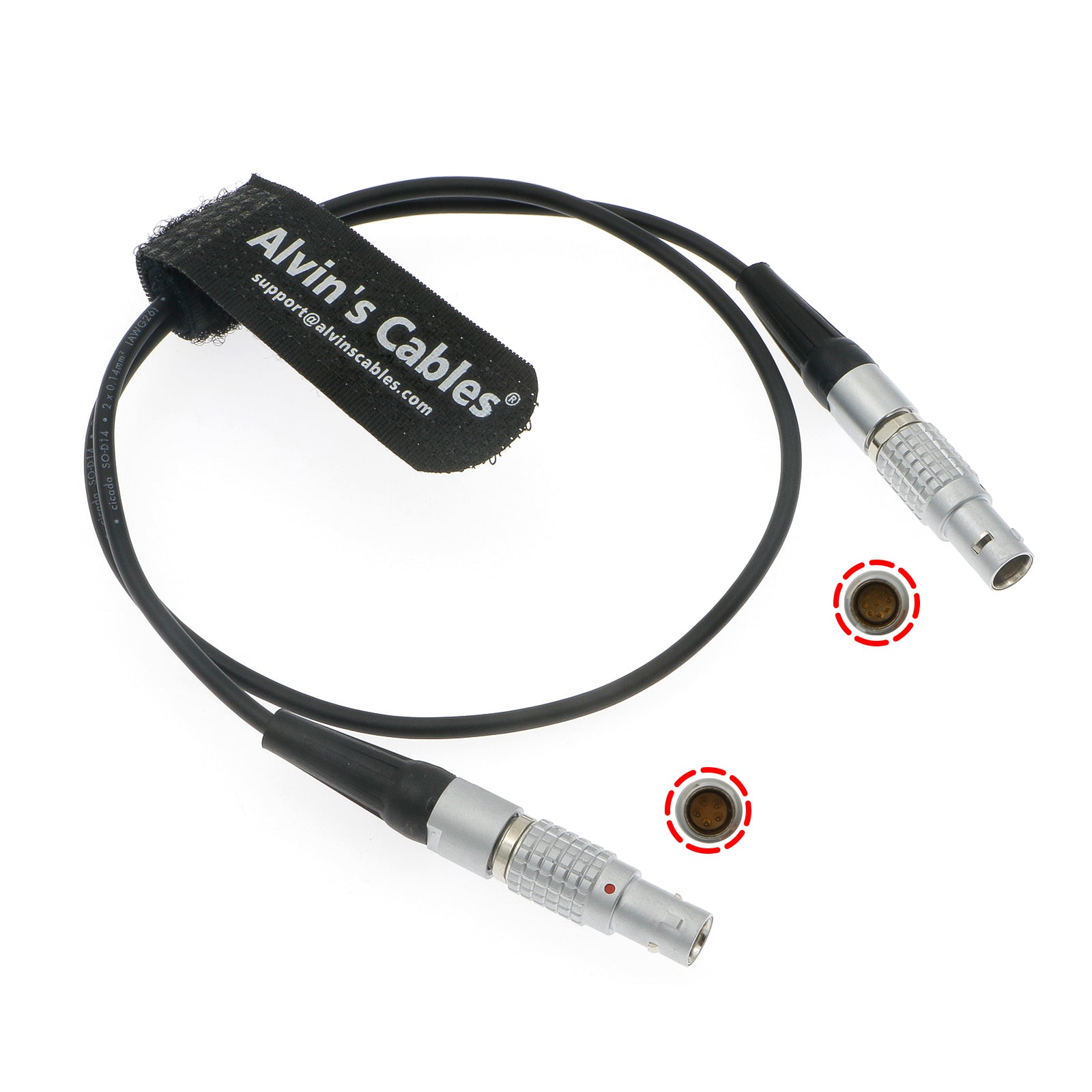 Alvin’s Cables RED-KOMODO Control-Cable for SMALLHD Focus PRO Monitor EXT 9 Pin to 5 Pin 55cm| 21.7inches