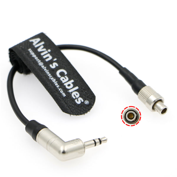 Alvin’s Cables Timecode Cable for Wisycom MTP60 from Tentacle Sync 3.5mm TRS to Micro 3Pin,A10-TX transmitter from Audio Limited,Zaxcom ZFR 400,6.3In(16cm)