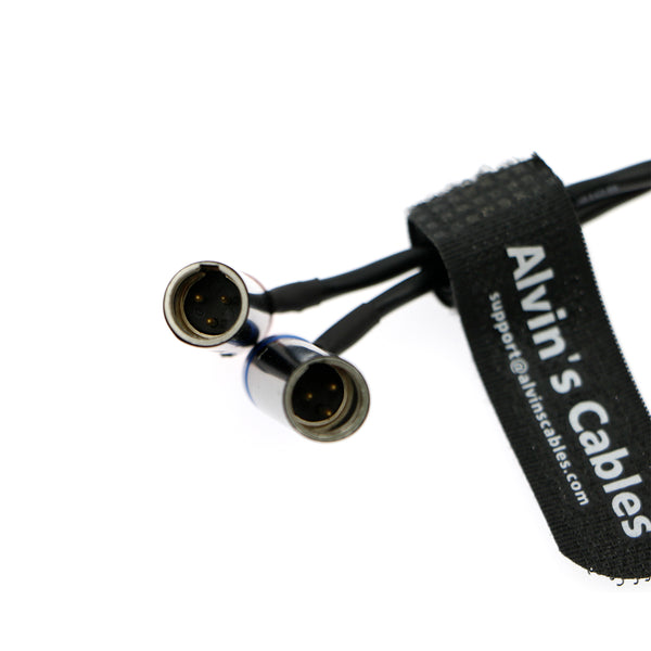 Alvin's Cables Low-Profile TA5F auf Dual TA3M Audiokabel für Wisycom-MCR54| Lectrosonics-DCHR-Receiver Splitterkabel LP Mini-XLR-5-polig auf zwei LP Mini-XLR-3-polig männlich für Canon-C70-Kamera