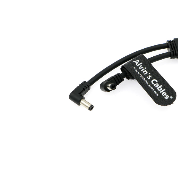 Alvin's Cables Rotatable 2-Pin Male to Dual Right-Angle DC Male Power Cable for Z-CAM F6