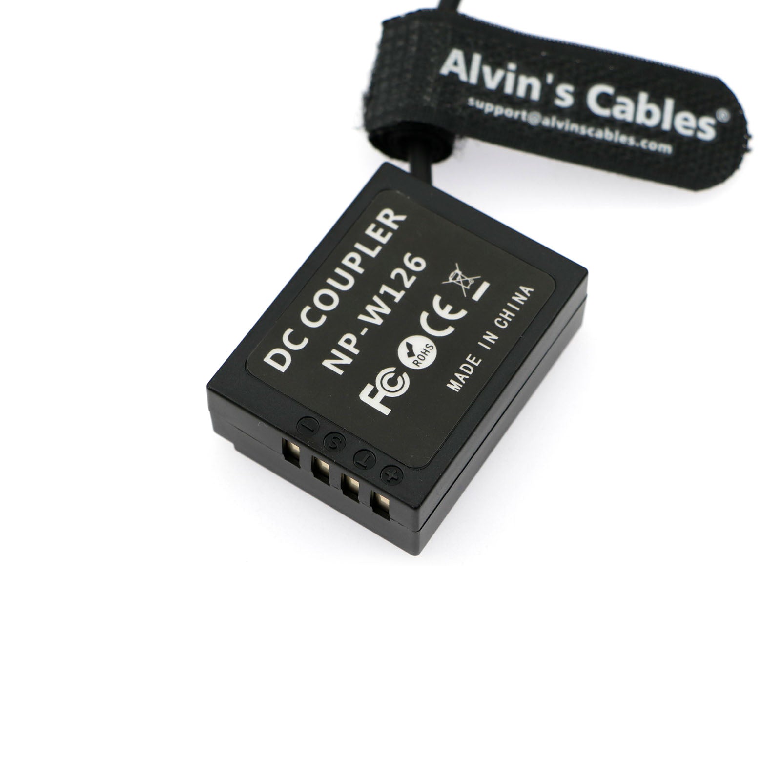 Alvin&#39;s Cables PD Type-C to Decoding NP-W126 Dummy Battery Coiled Power Cable for Fujifilm Fuji XT1 X-T10 XT2 X-T20 XT3 XT30 X-Pro2 X-Pro3 X-S10 X-E1 X-E2 X-E3 X-M1 X-A1 X-A2 HS50EXR HS35EXR Cameras