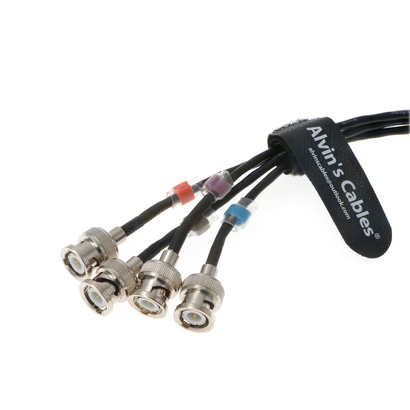 Sync Cable for RED Komodo Straight 9 Pin Male to 4 Ports BNC for Timecode in| Timecode Out| Genlock| GPI