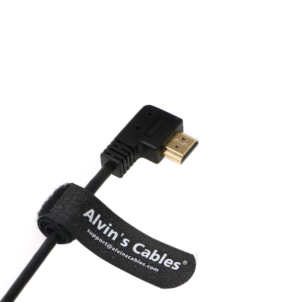 Z-CAM-E2 L-Shape 4K-60P HDMI-Cable for Atomos-Shinobi Ninja-V Monitor|Portkeys-BM5 Righ- Angle to Right Angle High Speed 8K HDMI-Cord Alvin's Cables Upgrade Version 12inches|30cm