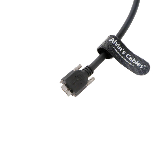 Alvin’s Cables USB 3.0 USB-A auf Micro-B Datenkabel für Basler ACE Kamera Micro-B Verriegelungsschrauben auf Typ-A geschirmtes Kabel für Industriekamera 1M | 39,4 Zoll