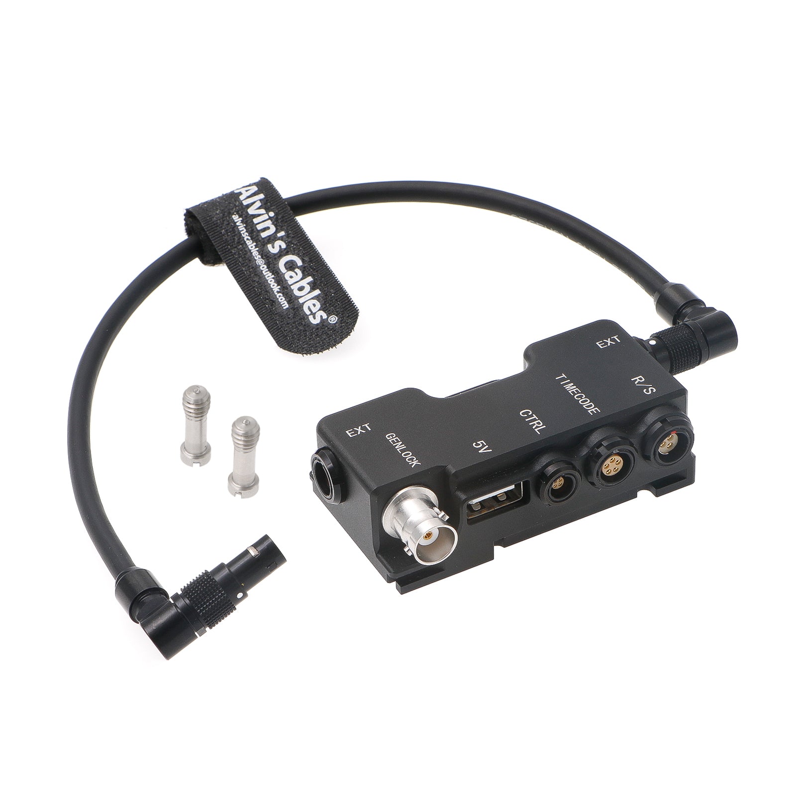 [RED APPROVED] Alvin's Cables Breakout-Box for RED-KOMODO| V-RAPTOR Camera EXT 9-Pin to Run-Stop|Timecode|CTRL|5V USB| Genlock-BNC B-Box