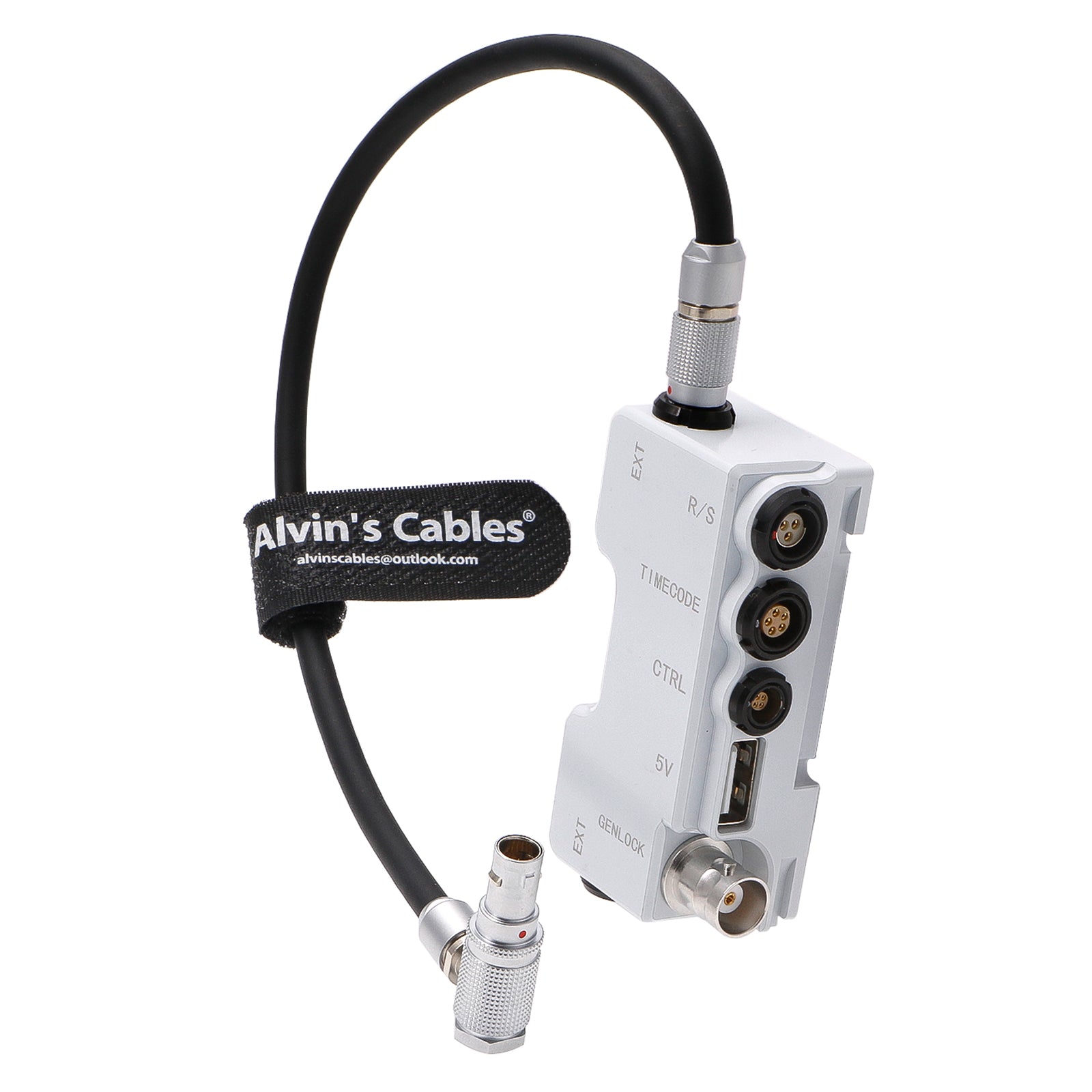 [RED APPROVED] Alvin's Cables Breakout-Box für RED-KOMODO| V-RAPTOR Camera EXT 9-Pin zu Run-Stop|Timecode|CTRL|5V USB| Genlock-BNC B-Box