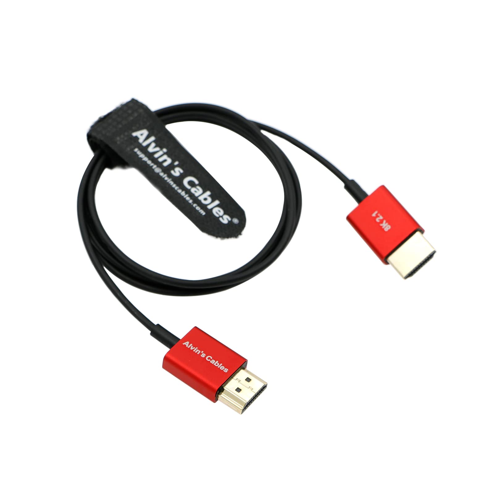 Alvin’s Cables 8K 2.1 Full HDMI Cable for Atomos Ninja-V 4K-60P Record from Z-CAM for Canon-C70, for Sony A7S3,A9,A74