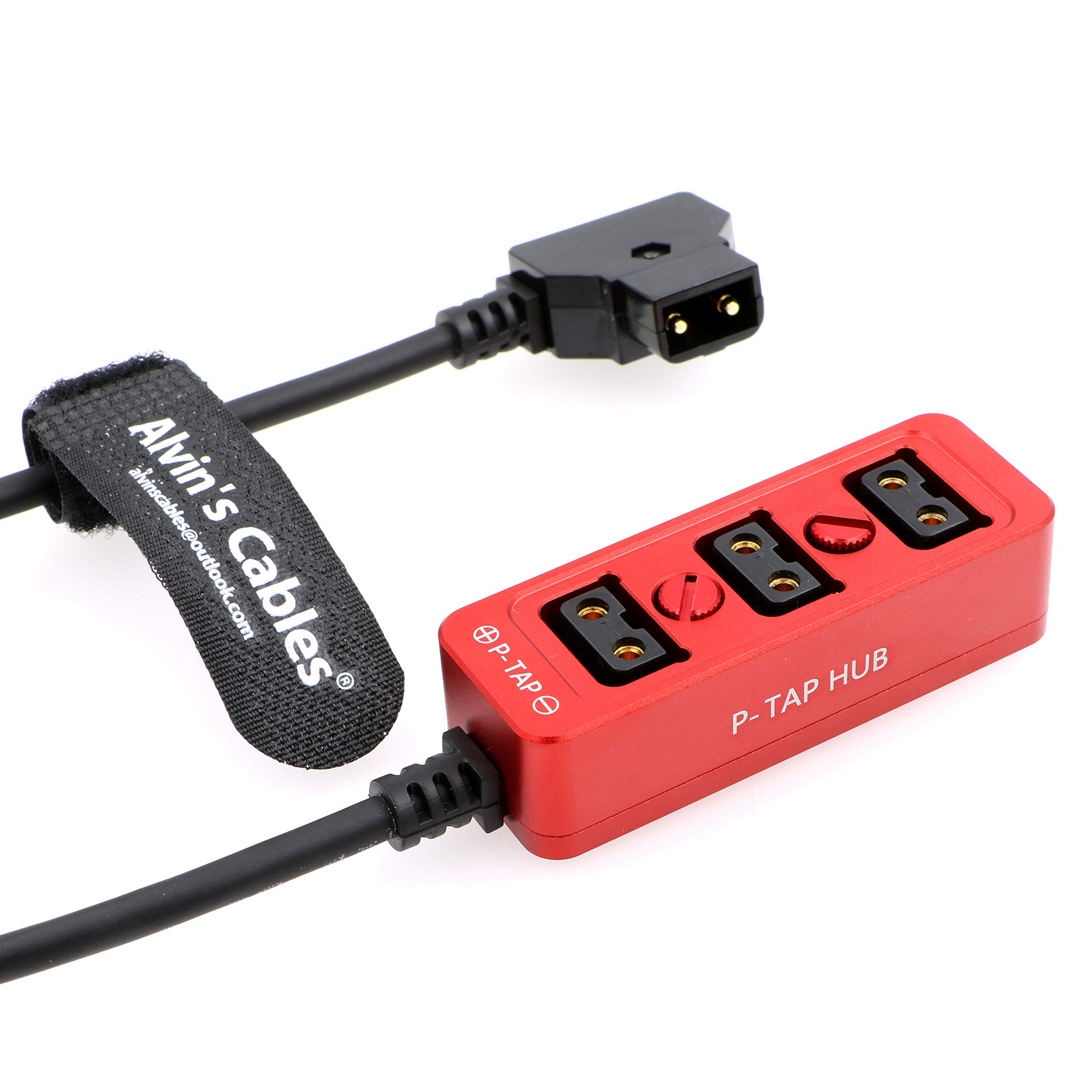 Alvin&#39;s Cables D Tap Male to 4 Port Dtap Female Splitter Power Cable for ARRI RED Cameras TILTA Steadicam IDX Battery