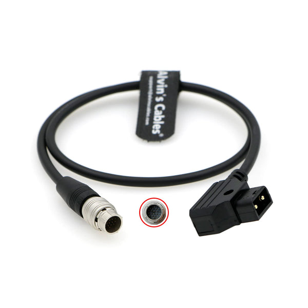 Alvin’s Cables Power Cable for Fujinon D-tap to Hirose 20 Pin Male HR25A-9P-20P Cable for Cabrio Lens 60cm|23.6inches