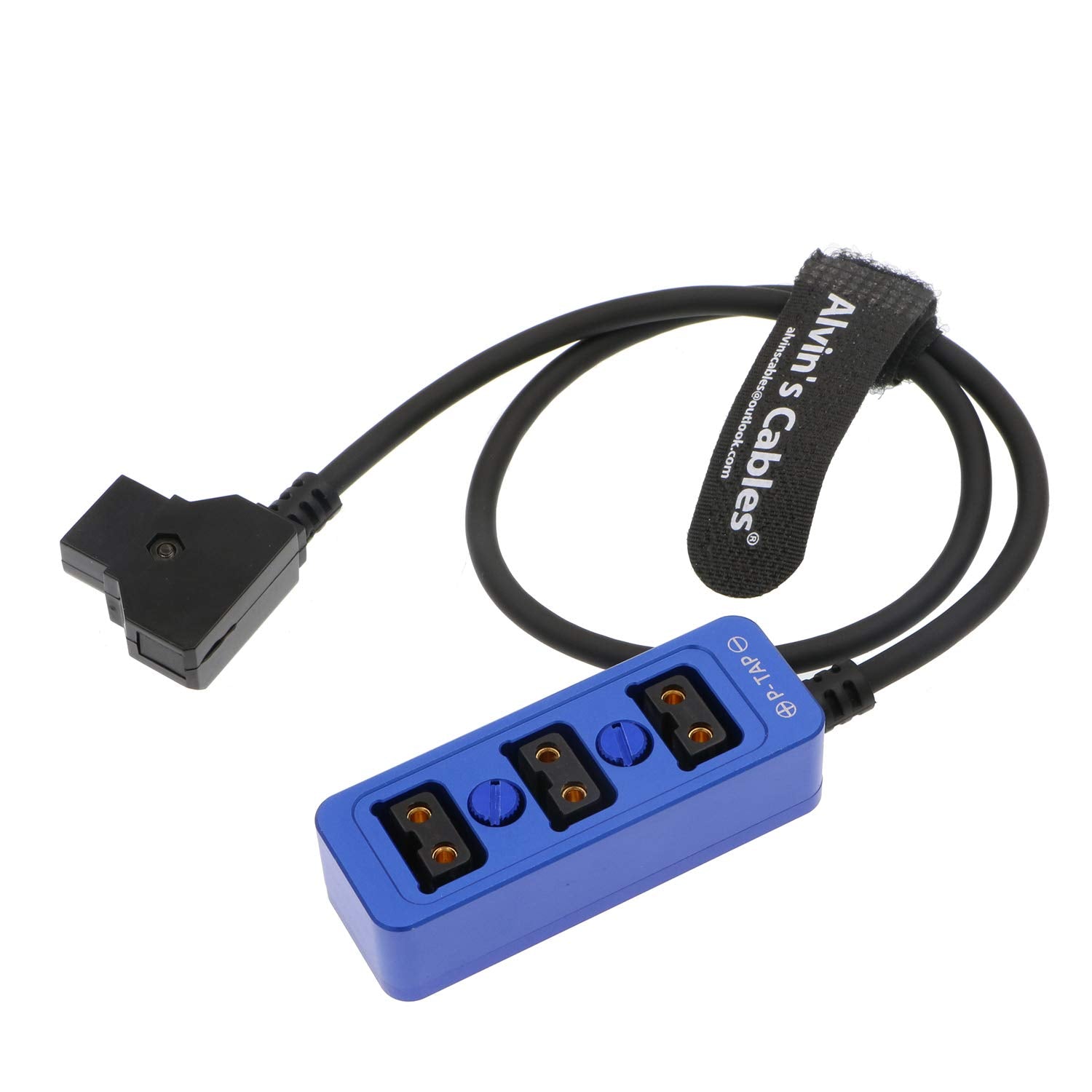 Alvin&#39;s Cables D Tap Male to 4 Port Dtap Female Splitter Power Cable for ARRI RED Cameras TILTA Steadicam IDX Battery