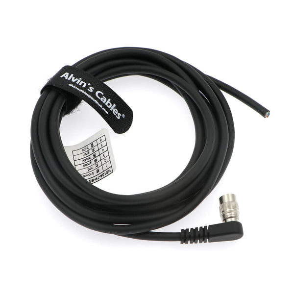 Alvin’s Cable Hirose 6-polige Buchse HR10A-7P-6S auf fliegendes Kabel I/O-Stromkabel für Basler GIGE AVT für Sony CCD-Kamera 5M|16.4ft
