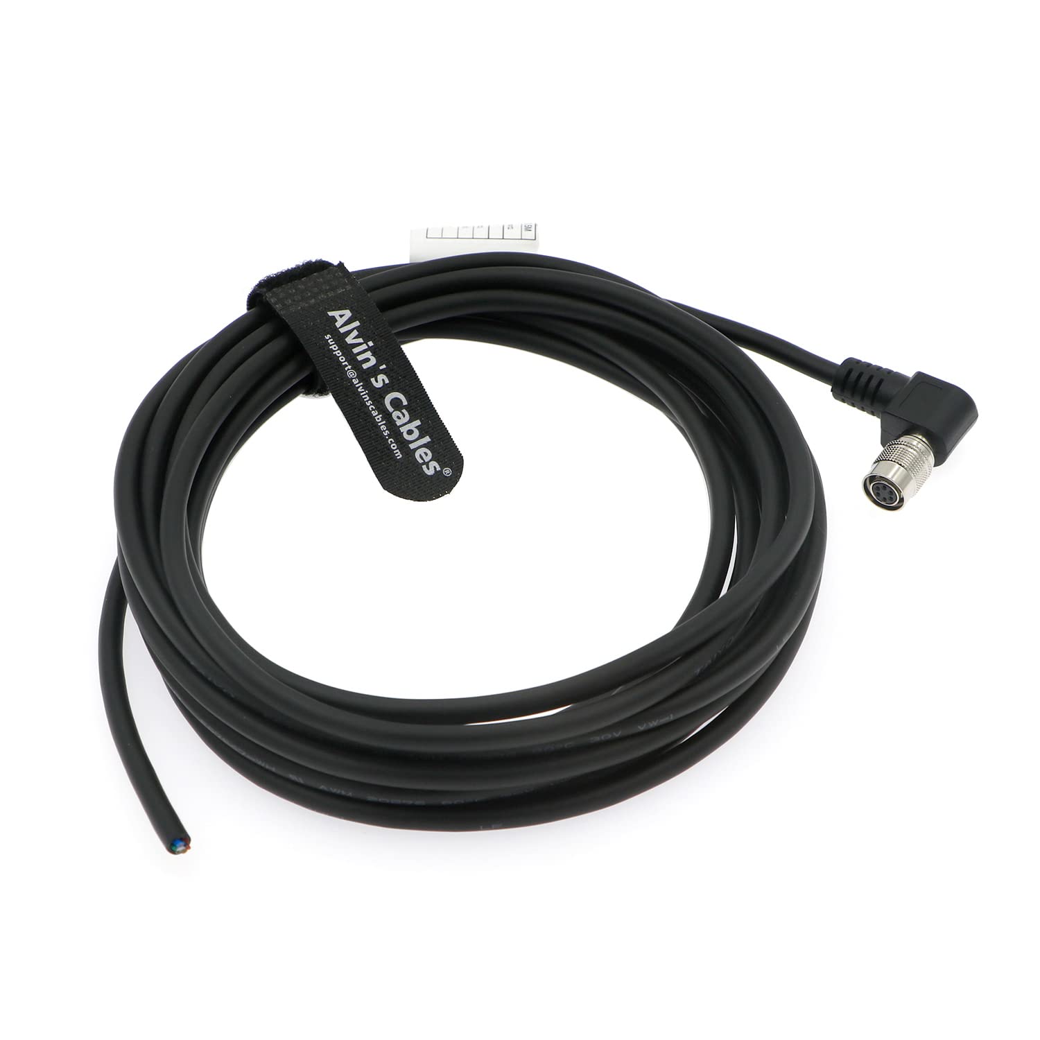 Alvin’s Cable Hirose 6 Pin Female HR10A-7P-6S to Flying Lead Power I/O Cable for Basler GIGE AVT for Sony CCD Camera