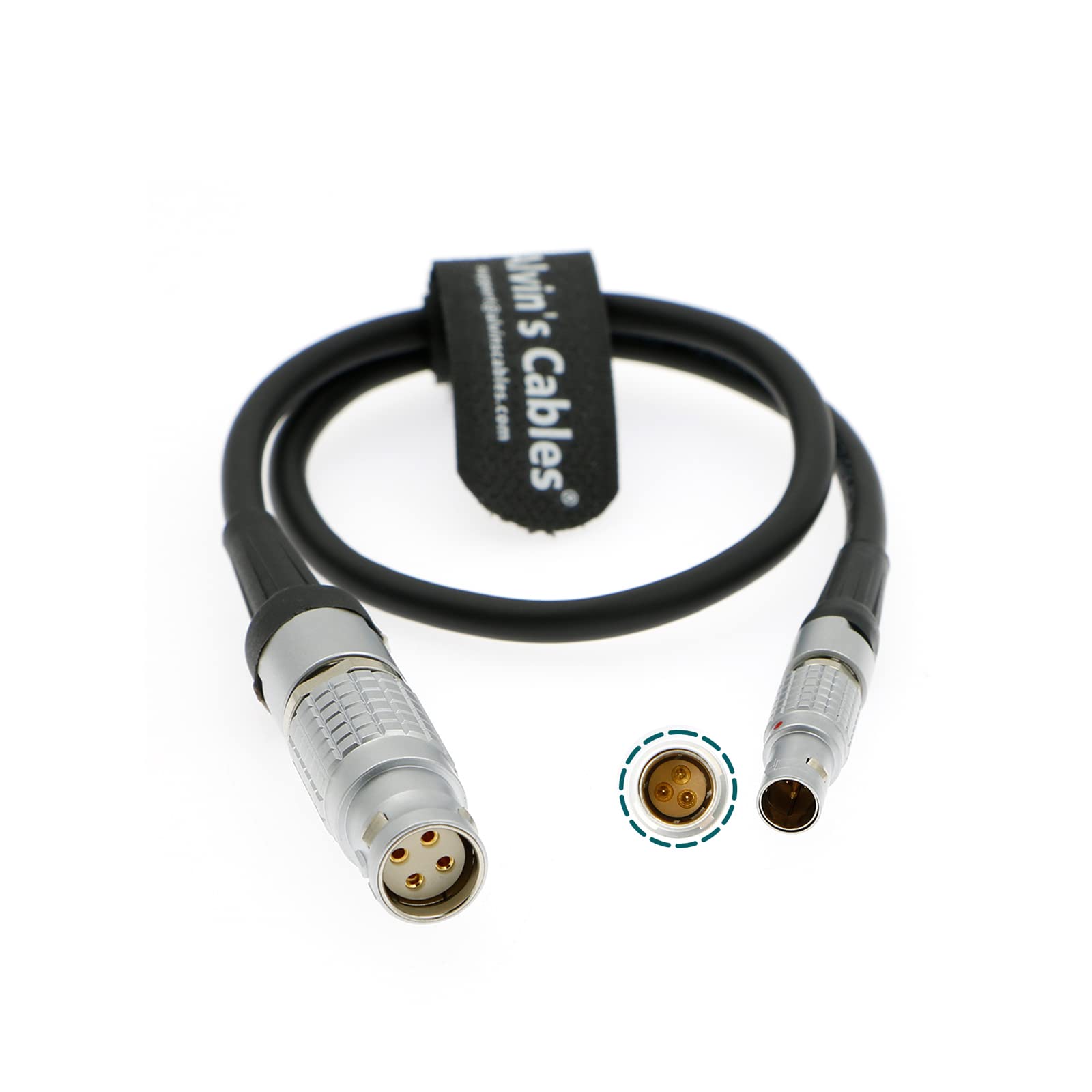 Alvin’s Cables RED V-Raptor XL Power Cable for Steadicam Zephyr| Archer2 sled 3 Pin Male to 2B 4 Pin Female Power Cable 45cm|18inches