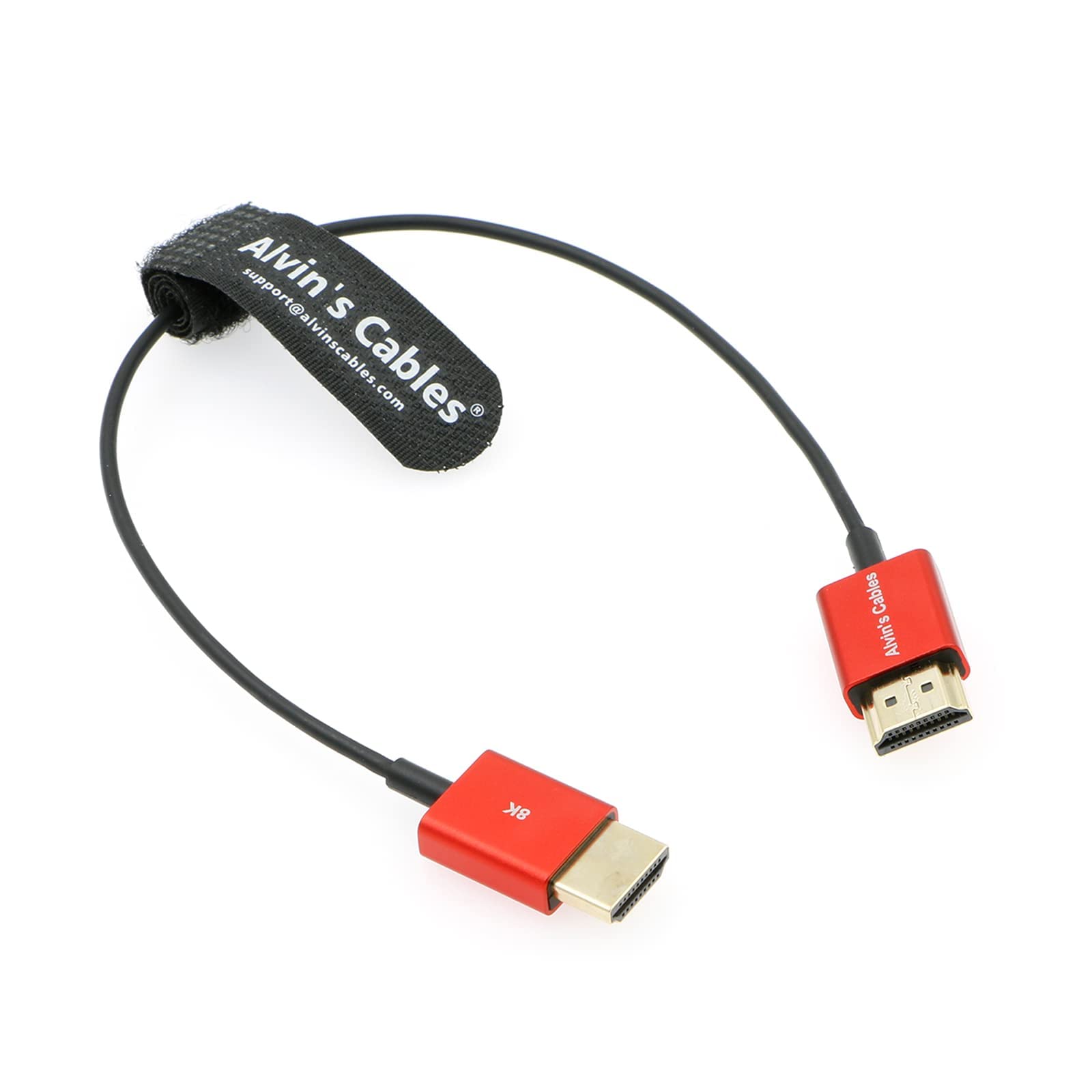 Alvin’s Cables 8K 2.1 Full HDMI Cable for Atomos Ninja-V 4K-60P Record from Z-CAM for Canon-C70, for Sony A7S3,A9,A74