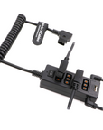 Alvin's Cables D Tap Male to 4 Port Dtap Female Splitter Power Cable for ARRI RED Cameras TILTA Steadicam IDX Battery
