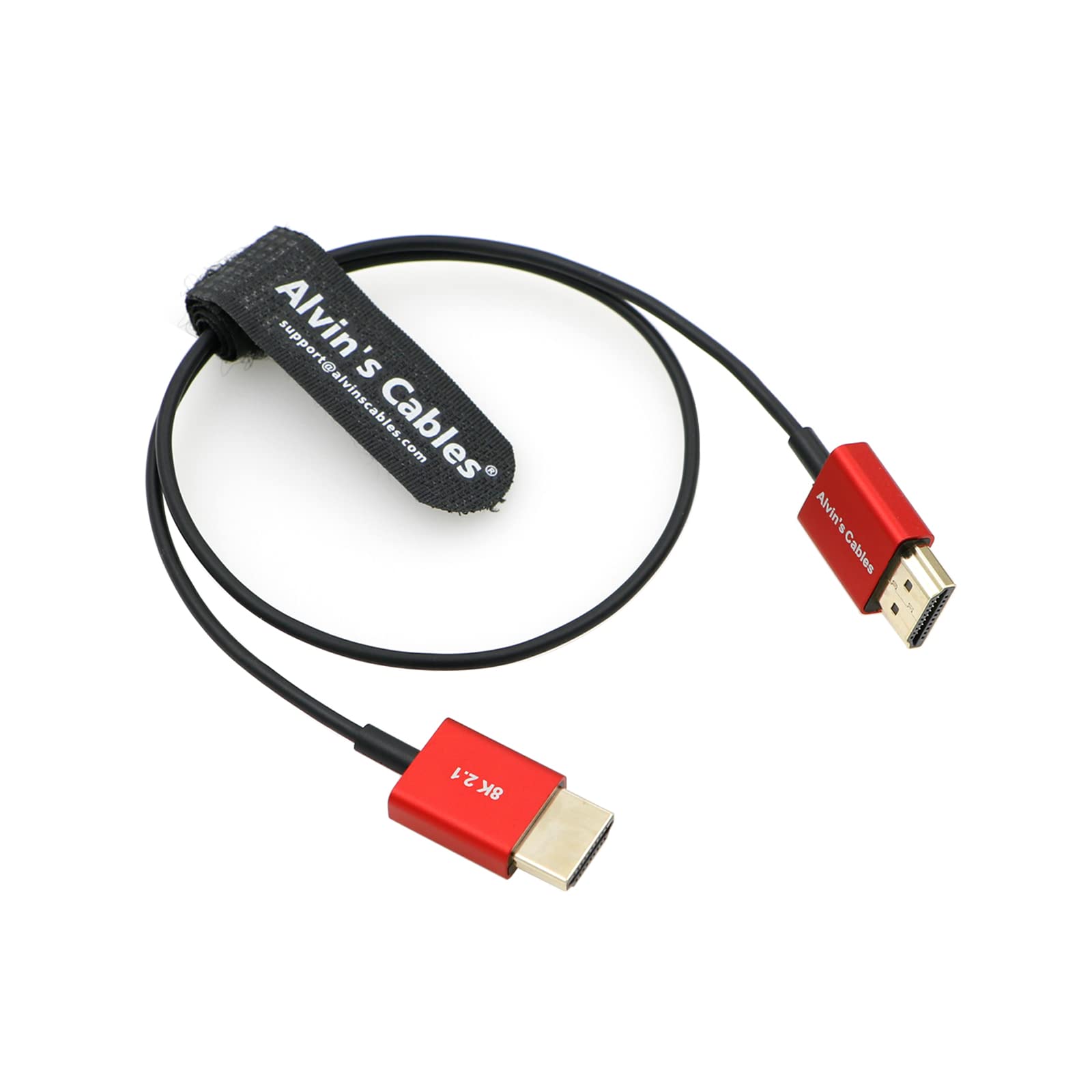Alvin’s Cables 8K 2.1 Full HDMI Cable for Atomos Ninja-V 4K-60P Record from Z-CAM for Canon-C70, for Sony A7S3,A9,A74