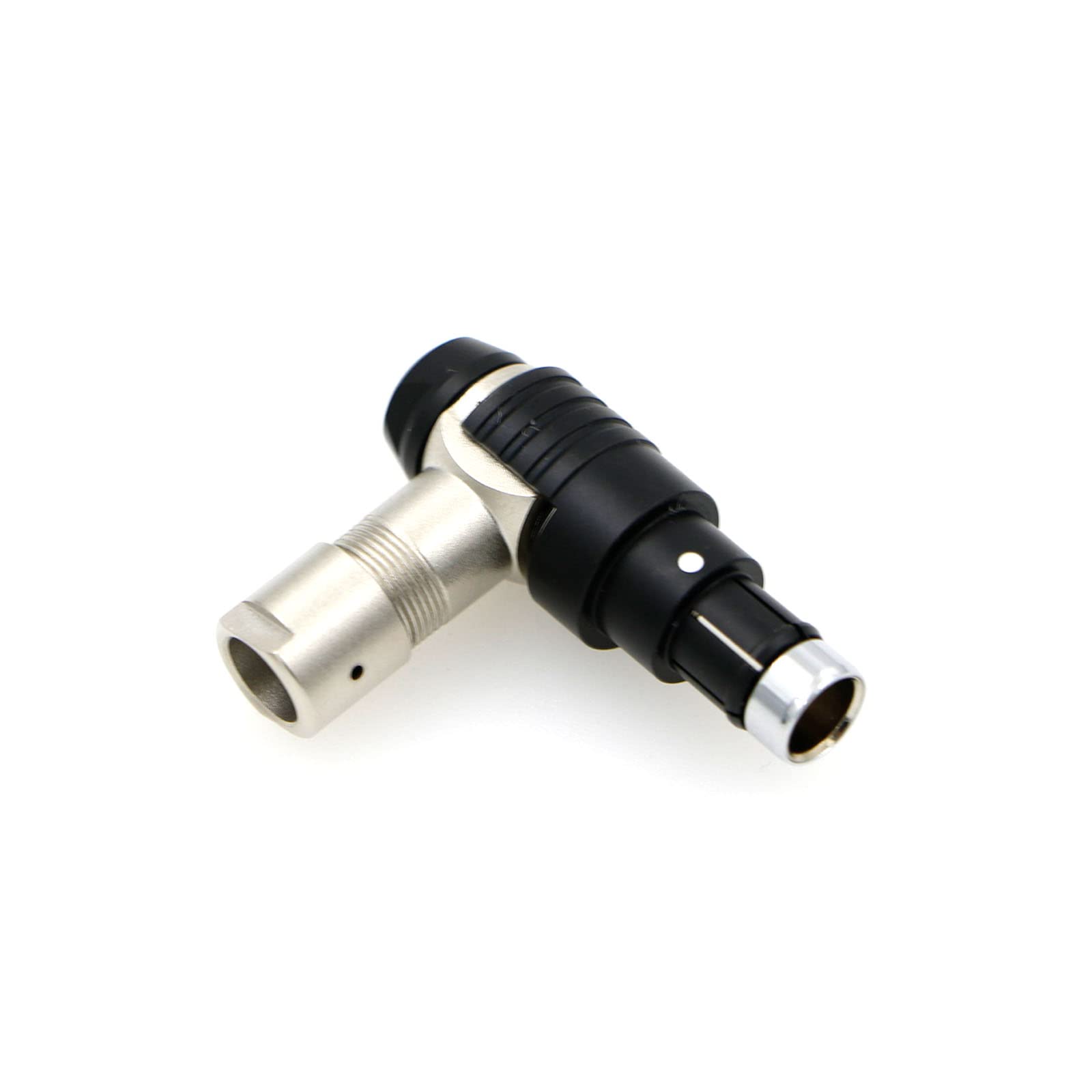 Alvin’s Cables Compatible Fischer S102 3 Pin Male Right Angle Connector for ARRI Alexa, RED DSMC2, for Sony Venice RS 3 Pin Plug