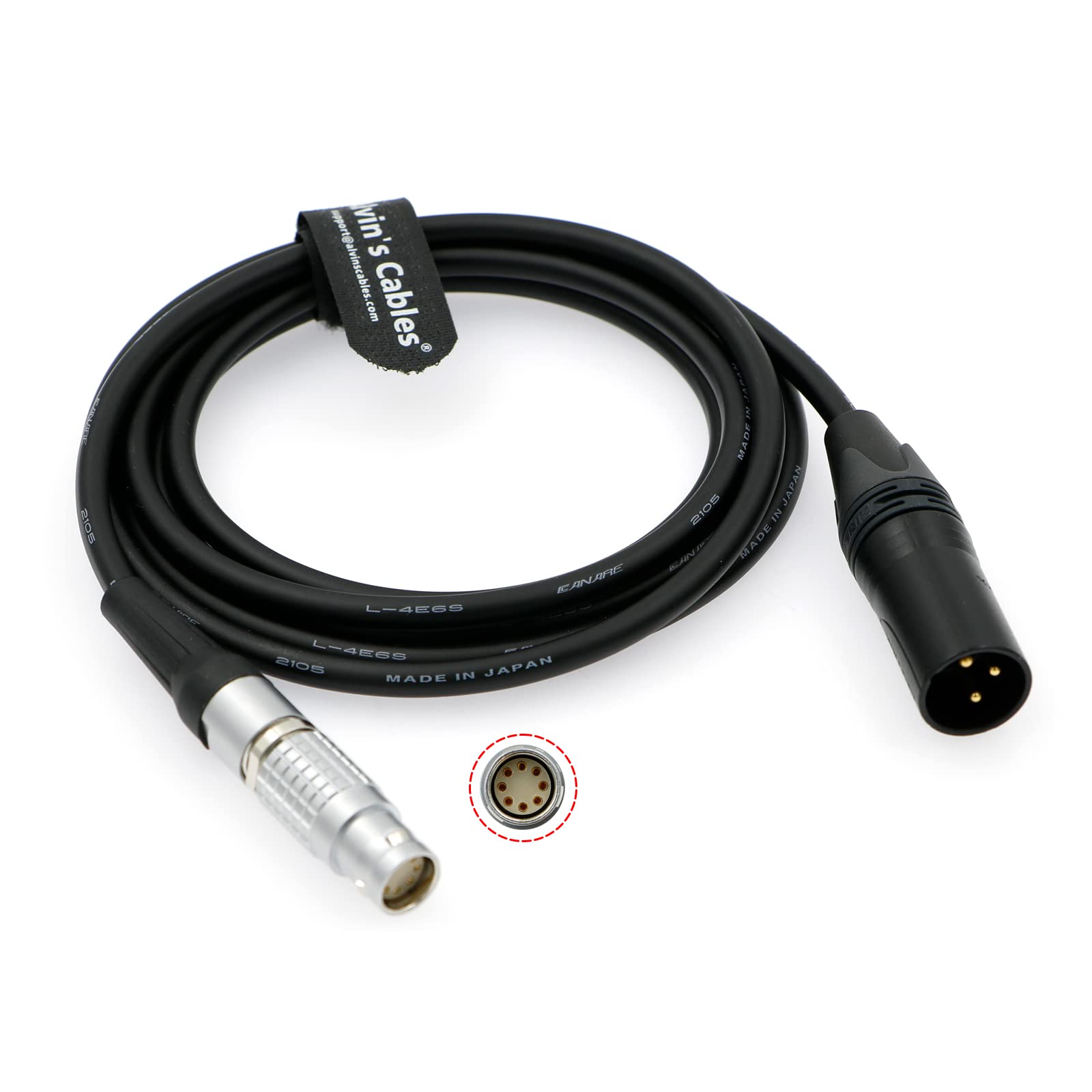 Power-Cable for ARRI Alexa Mini Amira Camera XLR 3 Pin Male to 2B 8 Pin Female Alvin&#39;s Cables