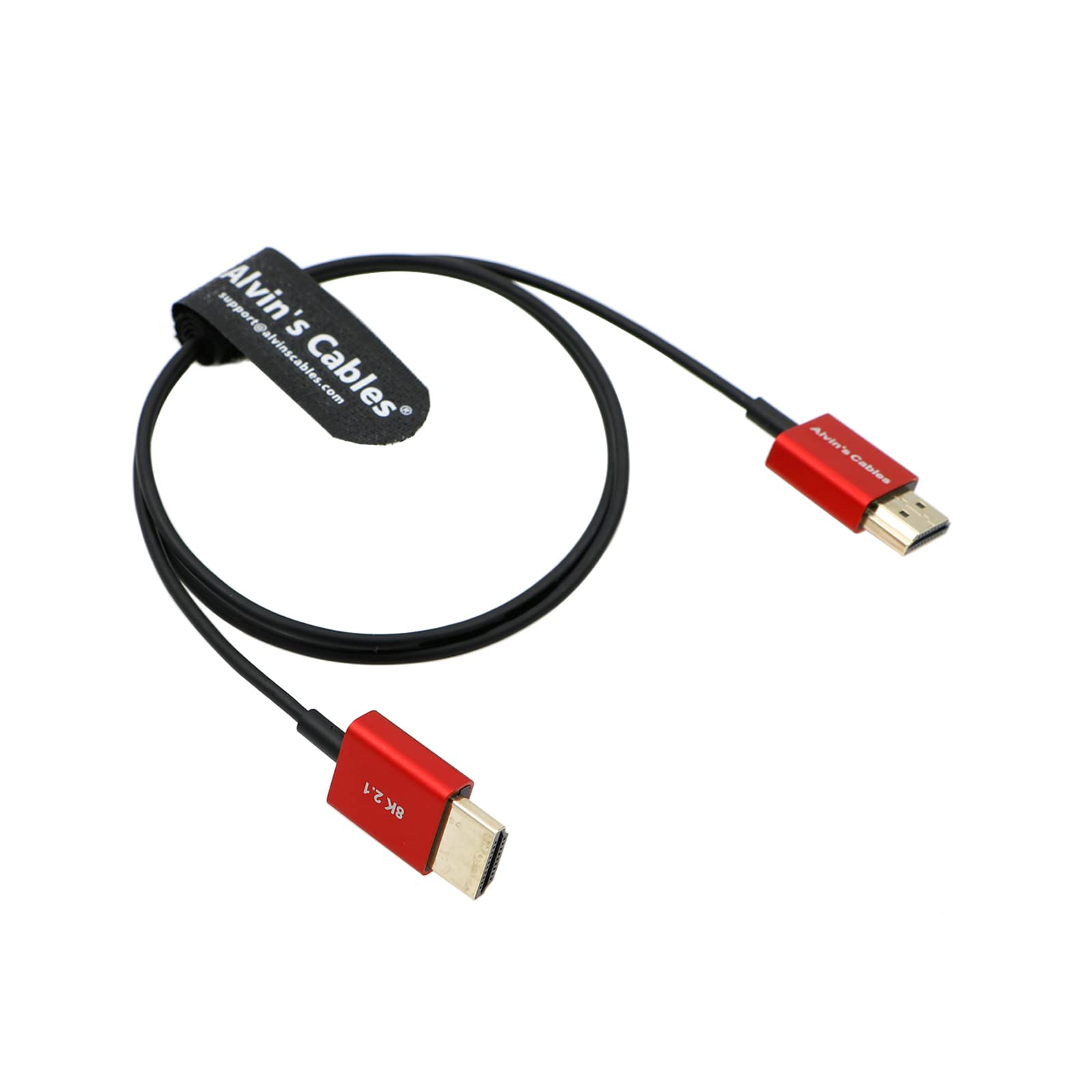 Alvin’s Cables 8K 2.1 Full HDMI Cable for Atomos Ninja-V 4K-60P Record from Z-CAM for Canon-C70, for Sony A7S3,A9,A74