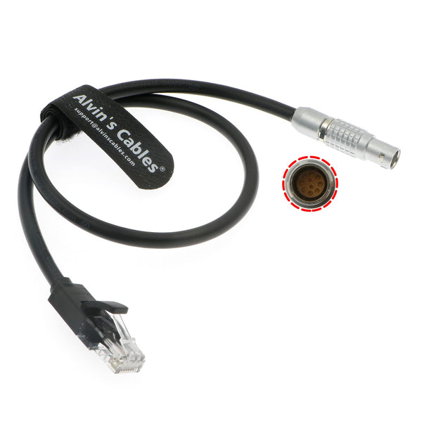 Alvin's Cables 10 Pin Male to RJ45 Ethernet Cable for ARRI Alexa Mini