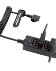 Alvin's Cables D Tap Male to 4 Port Dtap Female Splitter Power Cable for ARRI RED Cameras TILTA Steadicam IDX Battery