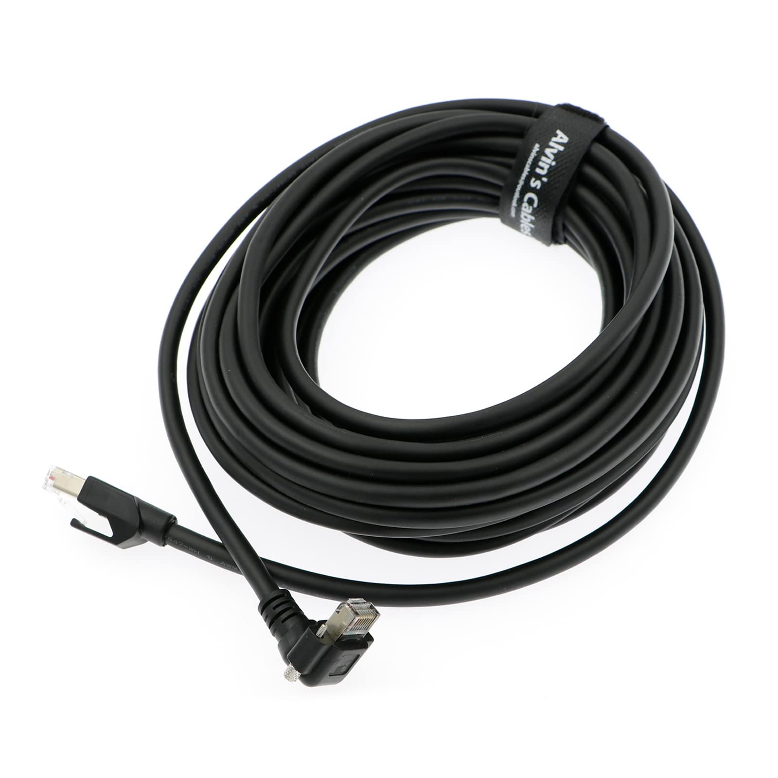 Alvin&#39;s Cables GigE Cat6 S STP Screw Lock Horizontal RJ45 DrC Cable for Basler Cameras 3M 5M 10M