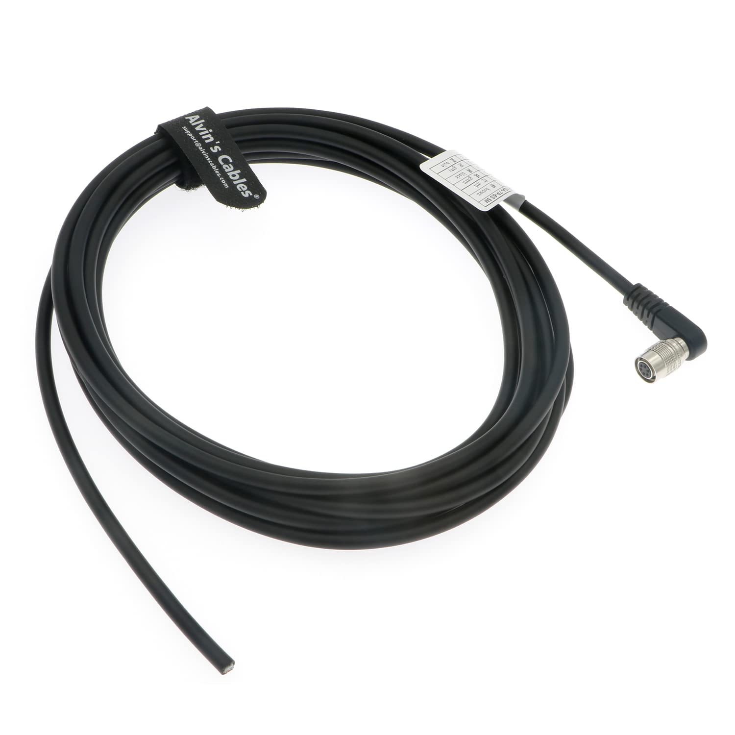 Alvin’s Cable Hirose 6 Pin Female HR10A-7P-6S to Flying Lead Power I/O Cable for Basler GIGE AVT for Sony CCD Camera