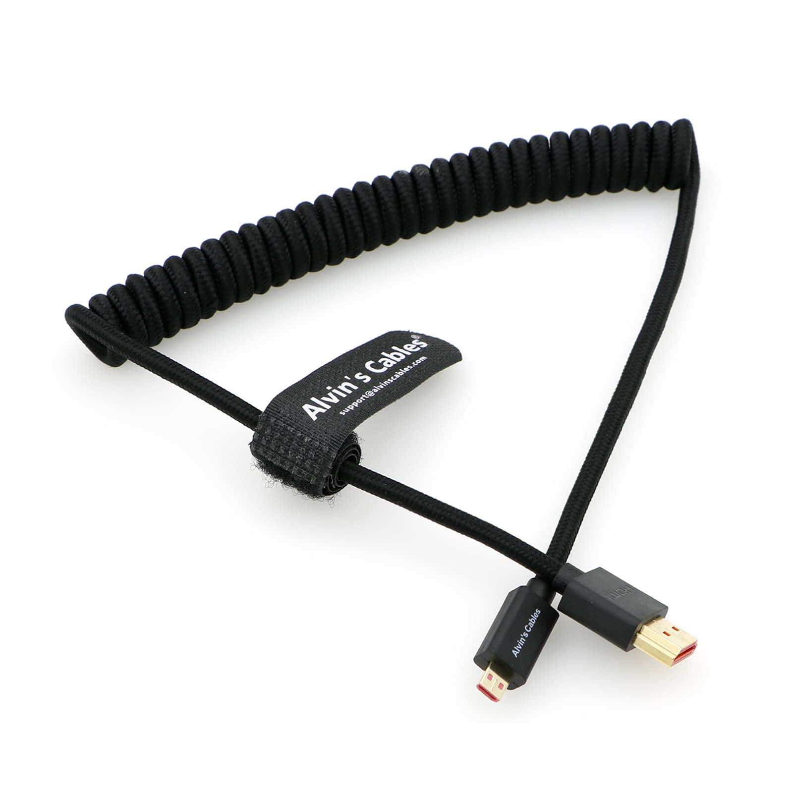 Alvin’s Cables 8K 2.1 Micro-HDMI to Full HDMI Cable for Atomos-Ninja-V 4K-60P Record 48Gbps HDMI for Canon-R5C,R5,R6